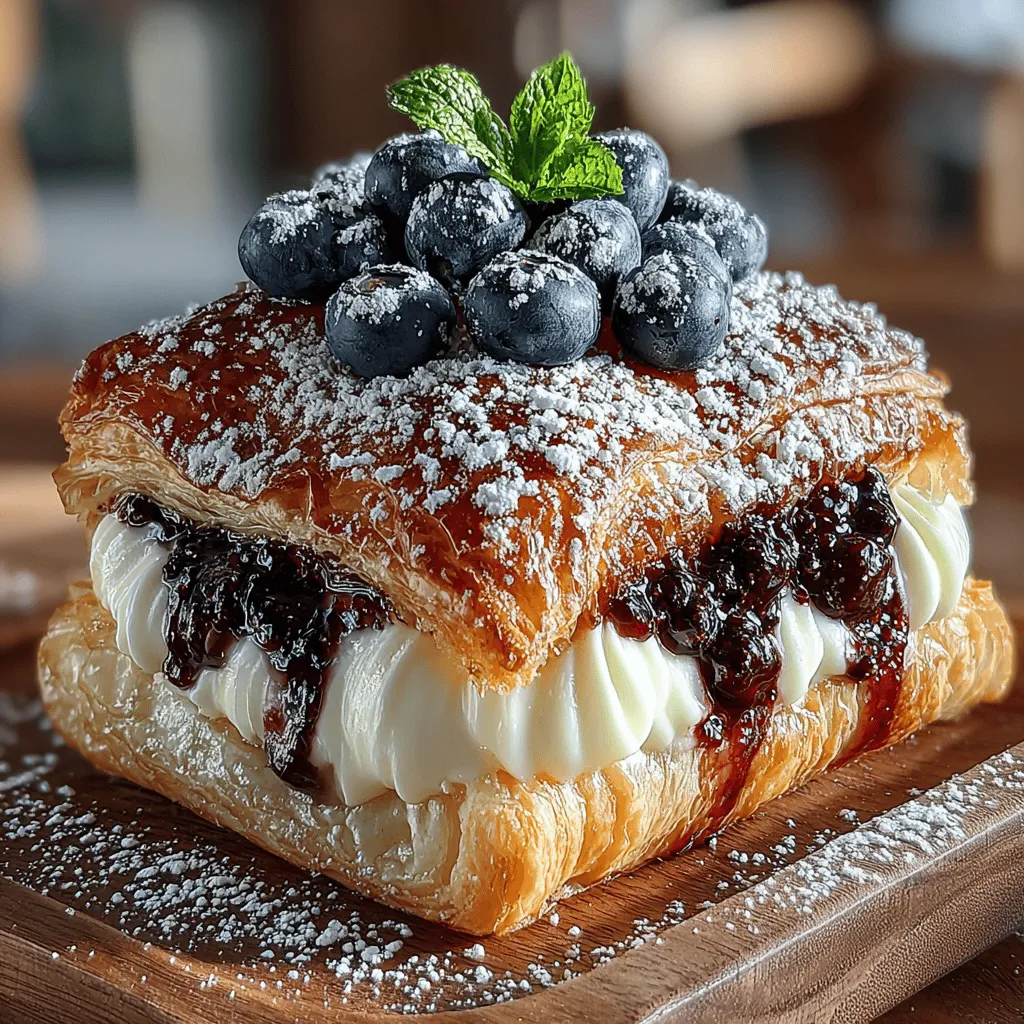 Pastries have long held a special place in the hearts of food lovers around the world. Their flaky, buttery layers and the delightful fillings make them an irresistible choice for breakfast, brunch, or dessert. Among the myriad of pastry options, the Blueberry Bliss Cream Cheese Danish stands out as a quintessential treat that harmonizes creamy and fruity flavors. This Danish pastry is not only easy to make but also perfect for any occasion, whether it's a casual family breakfast or a festive gathering with friends.