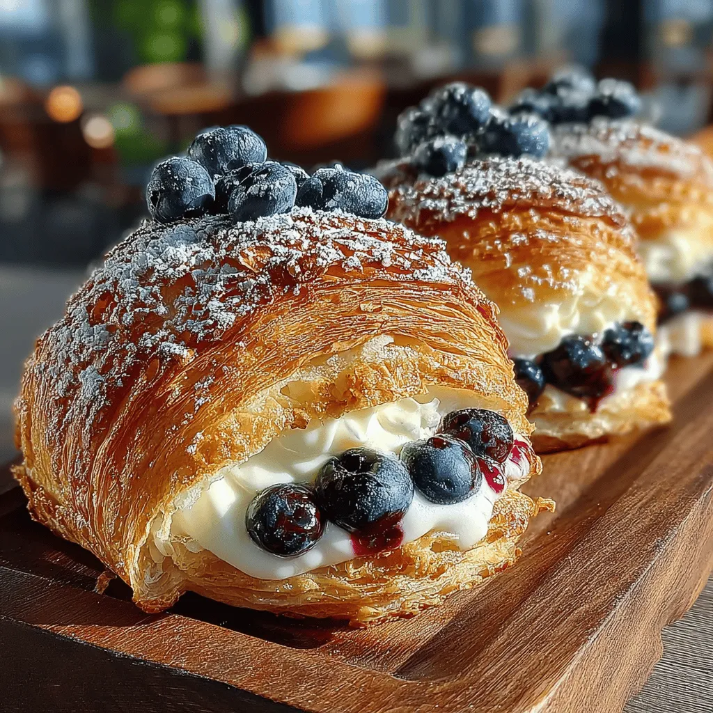 Pastries have long held a special place in the hearts of food lovers around the world. Their flaky, buttery layers and the delightful fillings make them an irresistible choice for breakfast, brunch, or dessert. Among the myriad of pastry options, the Blueberry Bliss Cream Cheese Danish stands out as a quintessential treat that harmonizes creamy and fruity flavors. This Danish pastry is not only easy to make but also perfect for any occasion, whether it's a casual family breakfast or a festive gathering with friends.