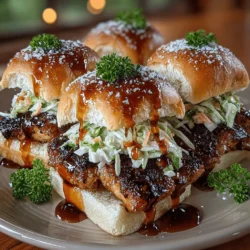 When it comes to hosting gatherings, parties, or even casual family dinners, few dishes can compete with the universal appeal of sliders. These bite-sized sandwiches are not only easy to handle but also incredibly versatile, allowing for a myriad of flavor combinations. Among the many slider variations, Sweet & Sticky Honey BBQ Chicken Sliders stand out as a particularly enticing option. With their mouthwatering balance of sweet, tangy, and savory flavors, these sliders are sure to be a hit at your next event.