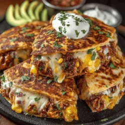 Easy BBQ Chicken Quesadillas