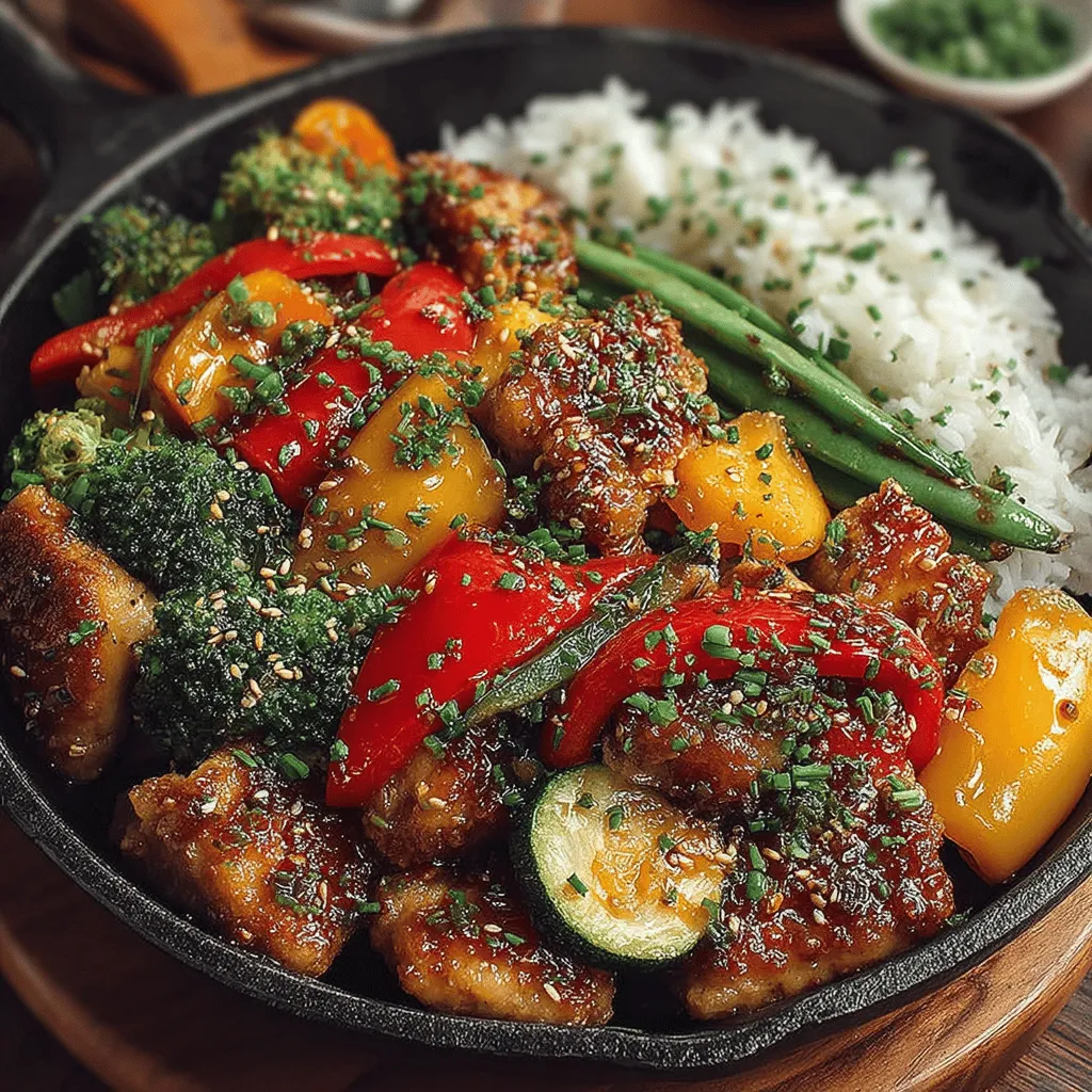 Stir-fry dishes have carved out a special place in the hearts of home cooks and food enthusiasts alike. Their versatility, speed of preparation, and ability to pack a punch in flavor have made them a staple for busy weeknights. Whether you’re looking to whip up a quick dinner after a long day or impress guests with a vibrant array of colors and tastes, stir-fries offer an ideal solution. Among the myriad of stir-fry options, the One-Pan Chicken and Veggie Stir-Fry Delight stands out as a healthy, vibrant, and flavorful choice that checks all the boxes for a weeknight meal.