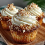 A key component of any great carrot cake cupcake is the cream cheese frosting. This velvety topping adds a rich, tangy sweetness that perfectly complements the warm spices and moist texture of the cupcakes.