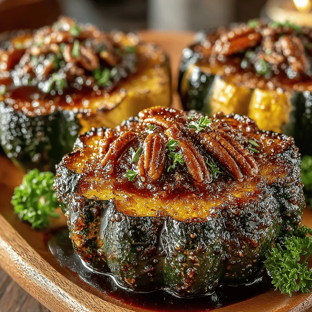 Acorn squash, with its distinctive ribbed exterior and deep green to golden-yellow coloration, is not only a visual delight but also a culinary gem. When roasted, this squash transforms into a sweet and tender dish that boasts a subtly nutty flavor. Its mild sweetness pairs beautifully with savory ingredients, allowing it to shine in both sweet and savory recipes. The unique shape of acorn squash—resembling its namesake—adds an element of whimsy to any dish, making it a favorite during the fall and winter seasons.