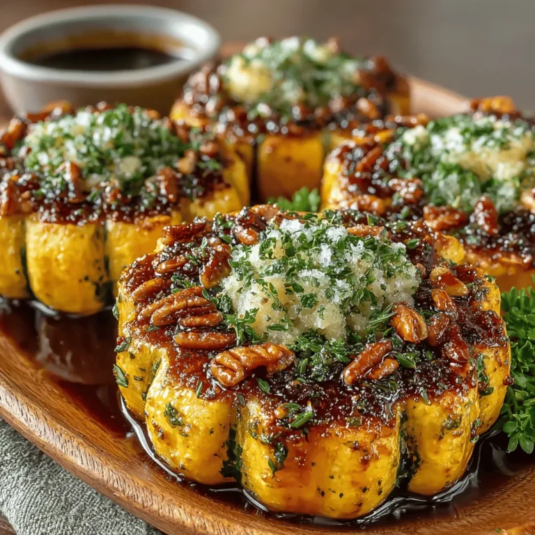 Acorn squash, with its distinctive ribbed exterior and deep green to golden-yellow coloration, is not only a visual delight but also a culinary gem. When roasted, this squash transforms into a sweet and tender dish that boasts a subtly nutty flavor. Its mild sweetness pairs beautifully with savory ingredients, allowing it to shine in both sweet and savory recipes. The unique shape of acorn squash—resembling its namesake—adds an element of whimsy to any dish, making it a favorite during the fall and winter seasons.
