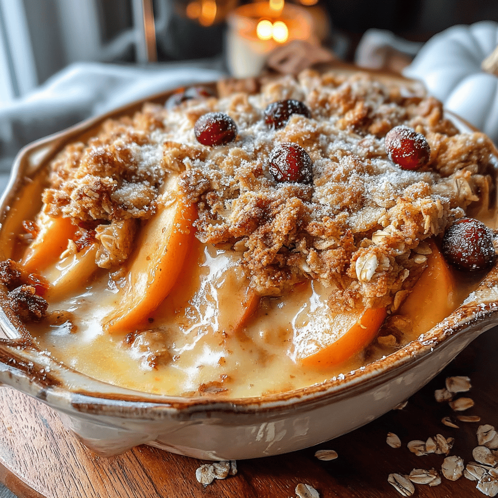 As the leaves begin to change and the air turns crisp, there’s nothing quite like the comforting taste of fall to warm your soul. One of the season’s most beloved ingredients is, of course, the apple. Bursting with flavor, apples are perfect for transforming into delightful desserts that capture the essence of autumn. This Fall Harvest Sheet Pan Apple Crisp with Cinnamon Oat Crumble is a celebration of the season, bringing together the sweet and tart notes of fresh apples, the warmth of cinnamon, and a satisfying crunchy topping that will have everyone coming back for seconds.