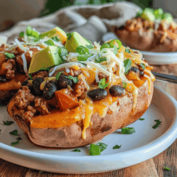 Welcome to a delicious and nutritious meal that takes convenience to a whole new level! If you’re a fan of hearty comfort food but are also looking for healthy options, then these Minute Slow Cooker Chili Stuffed Sweet Potatoes are perfect for you. Combining the natural sweetness of sweet potatoes with a savory, spiced chili filling, this dish delivers flavor and nutrition in every bite.