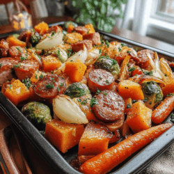 Sheet Pan Comfort: Autumn Veggie & Sausage Bake